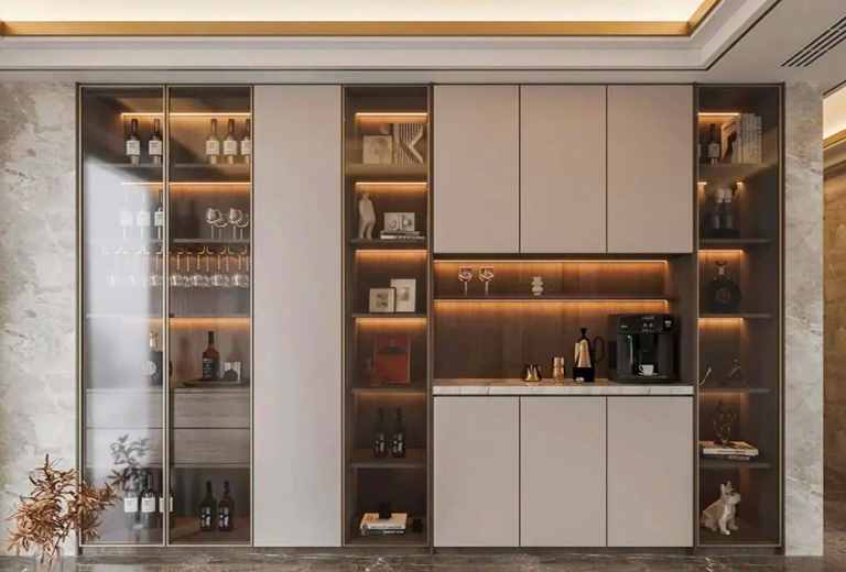 西安酒柜隔斷定制實(shí)物圖3